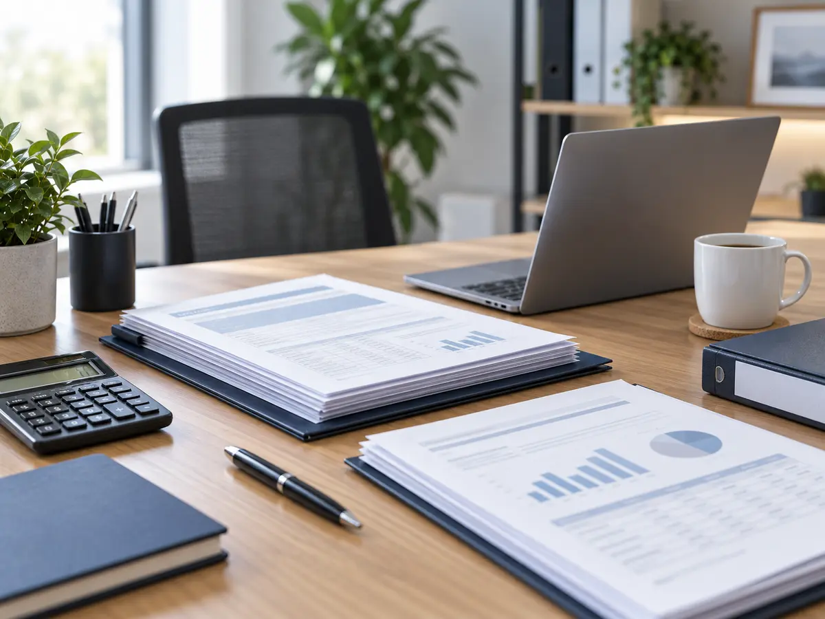 Payslips, P60 documents and household finance records arranged for review